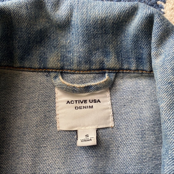 💙 ACTIVE USA BLUE JEAN JACKET! - Picture 7 of 13